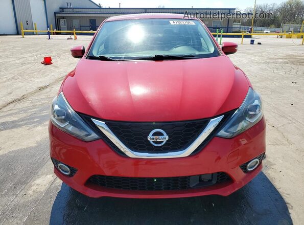 3N1AB7AP5JY206623 2018 NISSAN SENTRA Red Vista frontal