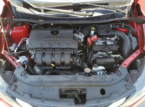 3N1AB7AP5JY206623 2018 NISSAN SENTRA Red Vista interior trasera