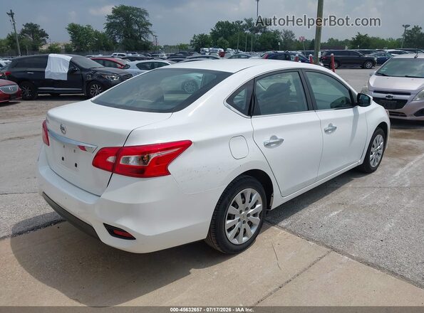 3N1AB7AP5JY224149 2018 NISSAN SENTRA Белый Задняя правая четверть
