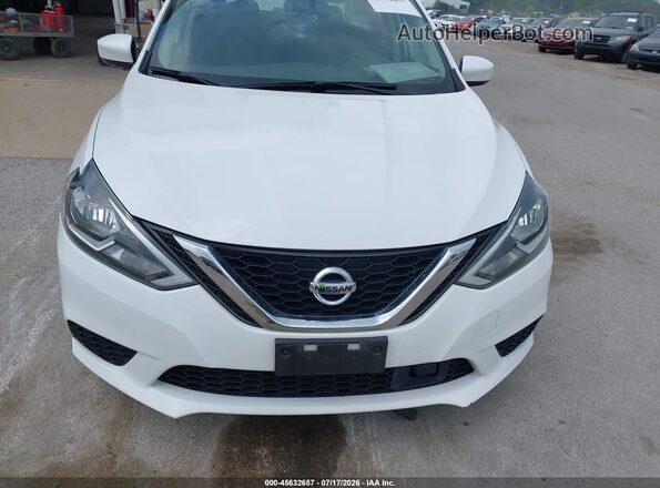 3N1AB7AP5JY224149 2018 NISSAN SENTRA Белый Вид щитка приборов