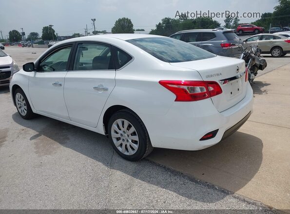 3N1AB7AP5JY224149 2018 NISSAN SENTRA Белый Задняя левая четверть