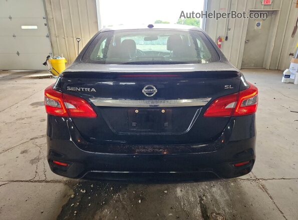 3N1AB7AP5JY228668 2018 NISSAN SENTRA Черный Вид сзади