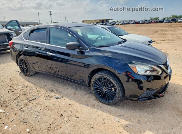 3N1AB7AP5JY239329 2018 NISSAN SENTRA Черный Передняя правая четверть