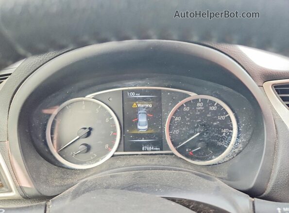 3N1AB7AP5JY239329 2018 NISSAN SENTRA Черный Вид щитка приборов