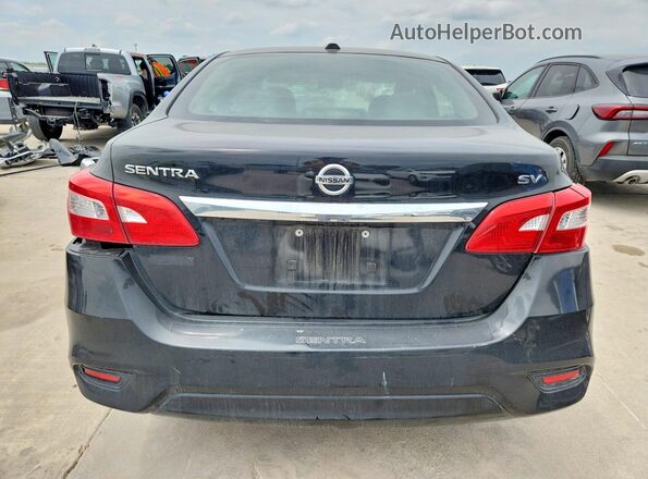 3N1AB7AP5JY268152 2018 NISSAN SENTRA Black Rear view