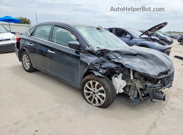 3N1AB7AP5JY268152 2018 NISSAN SENTRA Black Front right