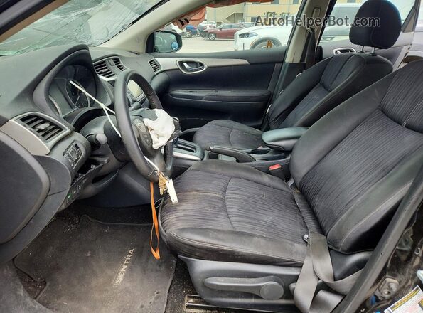 3N1AB7AP5JY268152 2018 NISSAN SENTRA Black Front interior view