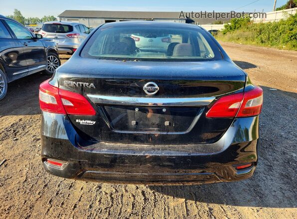 3N1AB7AP5JY286733 2018 NISSAN SENTRA Black Rear view