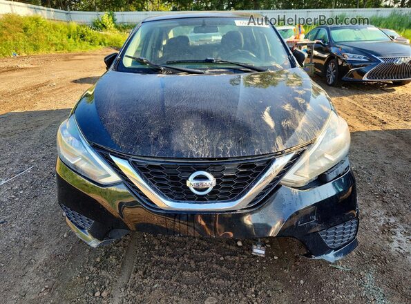 3N1AB7AP5JY286733 2018 NISSAN SENTRA Black Front view