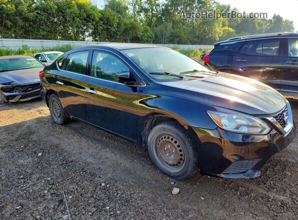 3N1AB7AP5JY286733 2018 NISSAN SENTRA Black Front right