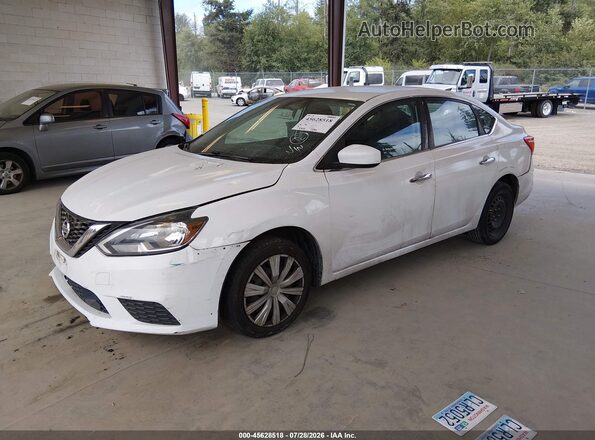 3N1AB7AP5JY294699 2018 NISSAN SENTRA Белый Передняя левая четверть