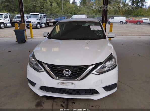 3N1AB7AP5JY294699 2018 NISSAN SENTRA Белый Вид щитка приборов