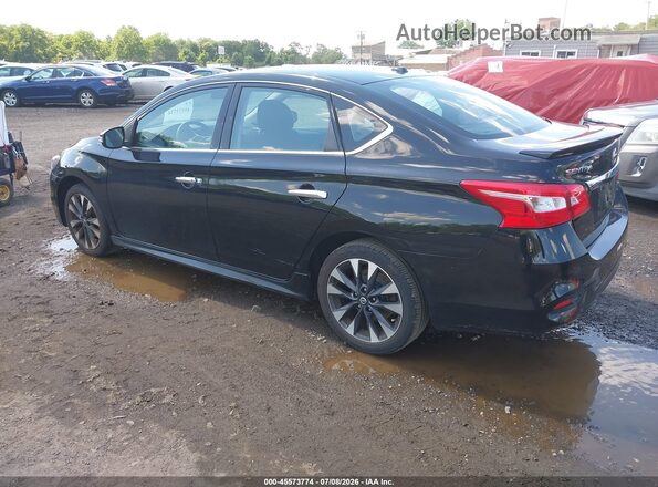 3N1AB7AP5JY297909 2018 NISSAN SENTRA Black Հետևի ձախ