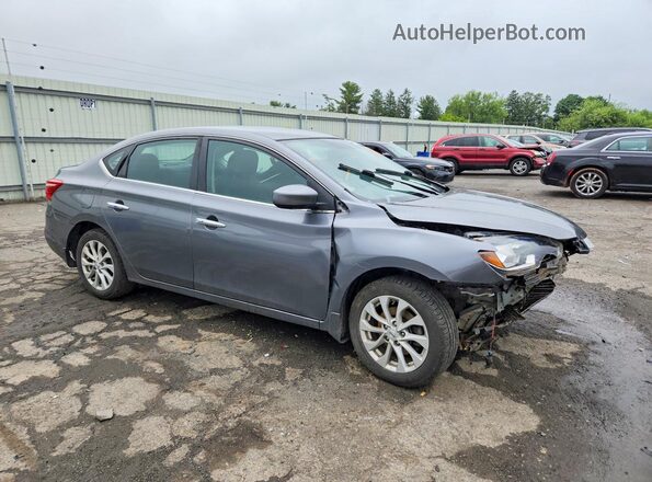 3N1AB7AP5JY298025 2018 NISSAN SENTRA Gray Przód prawy