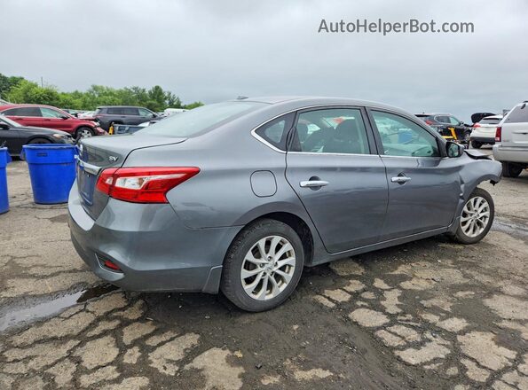3N1AB7AP5JY298025 2018 NISSAN SENTRA Gray Tył prawy