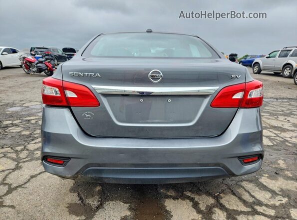 3N1AB7AP5JY298025 2018 NISSAN SENTRA Gray Widok z tyłu