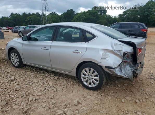 3N1AB7AP5JY311565 2018 NISSAN SENTRA Silver Задня ліва чверть