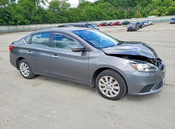 3N1AB7AP5JY333601 2018 NISSAN SENTRA Серебряный Передняя правая четверть