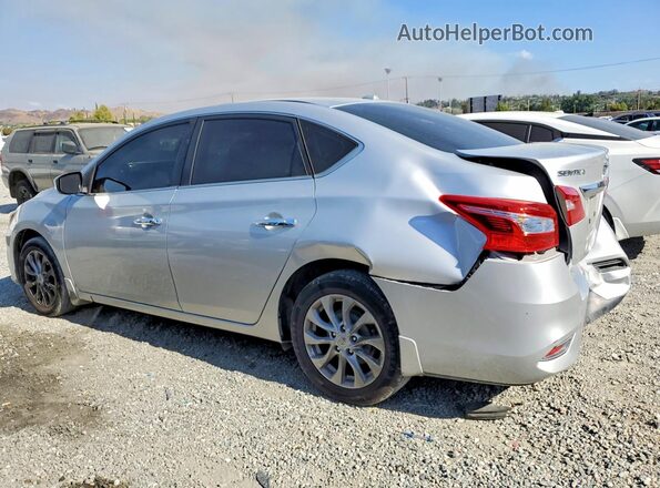 3N1AB7AP5KL605000 2019 NISSAN SENTRA Silver Tył lewy