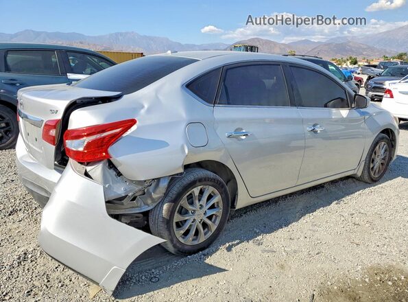 3N1AB7AP5KL605000 2019 NISSAN SENTRA Silver Tył prawy