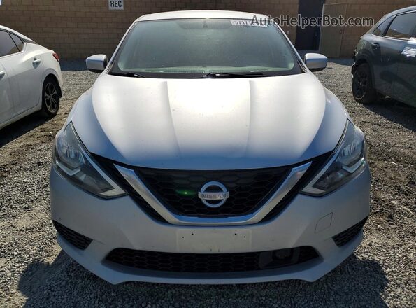 3N1AB7AP5KL605000 2019 NISSAN SENTRA Silver Widok z przodu