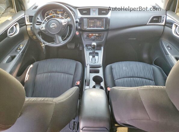 3N1AB7AP5KL605000 2019 NISSAN SENTRA Silver Widok deski rozdzielczej