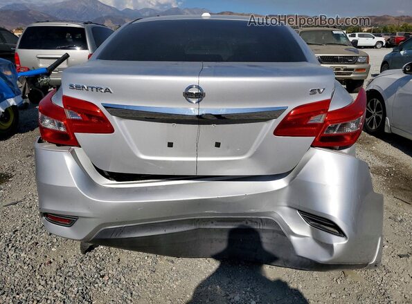 3N1AB7AP5KL605000 2019 NISSAN SENTRA Silver Widok z tyłu