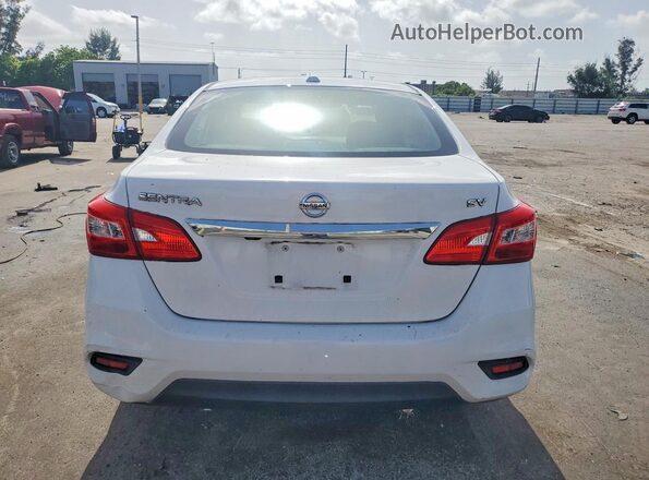 3N1AB7AP5KL610407 2019 NISSAN SENTRA White Vista trasera