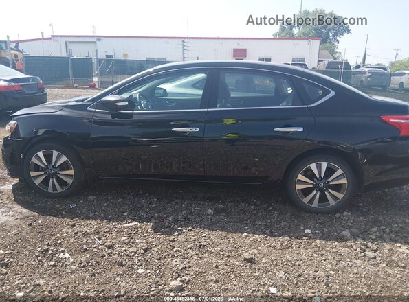 3N1AB7AP5KY208132 2019 NISSAN SENTRA Black Սալոնի 360 աստիճան տեսք
