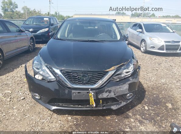 3N1AB7AP5KY208132 2019 NISSAN SENTRA Black Սարքավորումների վահանակի տեսք