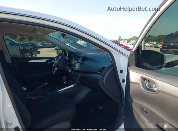 3N1AB7AP5KY209037 2019 NISSAN SENTRA White წინა სალონის ხედი