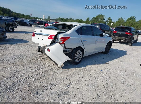 3N1AB7AP5KY209037 2019 NISSAN SENTRA White უკანა მარჯვენა