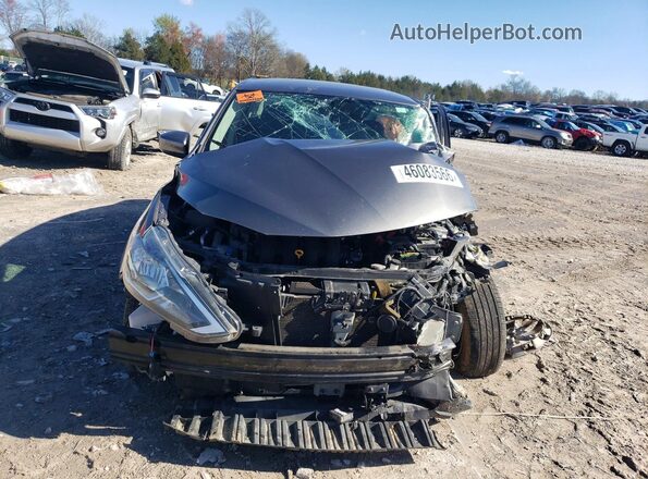 3N1AB7AP5KY232608 2019 NISSAN SENTRA Gray Вид спереду