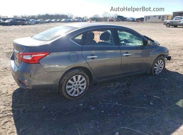 3N1AB7AP5KY232608 2019 NISSAN SENTRA Gray Задня права чверть