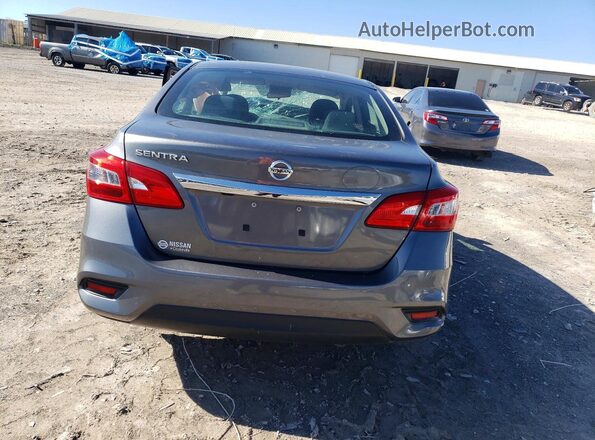 3N1AB7AP5KY232608 2019 NISSAN SENTRA Gray Вид ззаду