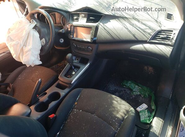 3N1AB7AP5KY232608 2019 NISSAN SENTRA Gray Вид панелі приладів