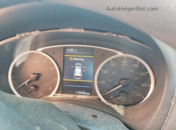 3N1AB7AP5KY232608 2019 NISSAN SENTRA Gray Вид щитка приладів