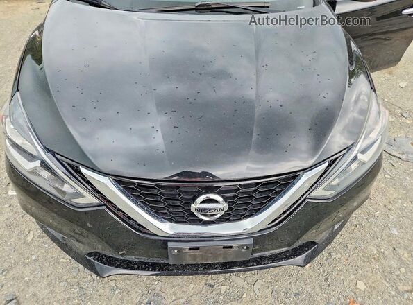 3N1AB7AP5KY234052 2019 NISSAN SENTRA Black უკანა სალონის ხედი