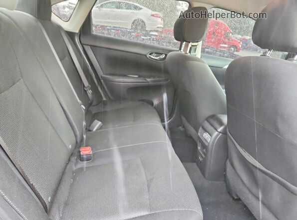 3N1AB7AP5KY234052 2019 NISSAN SENTRA Black უკანა სავარძლების ხედი