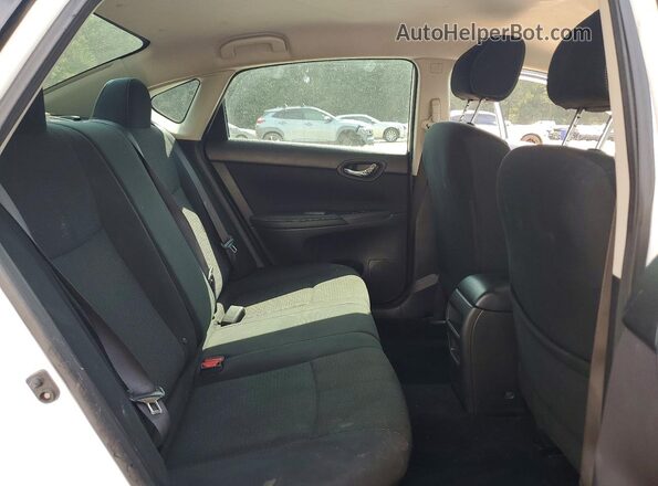 3N1AB7AP5KY242121 2019 NISSAN SENTRA White Widok tylnych siedzeń