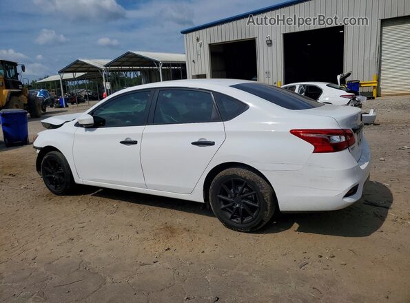 3N1AB7AP5KY242121 2019 NISSAN SENTRA White Tył lewy