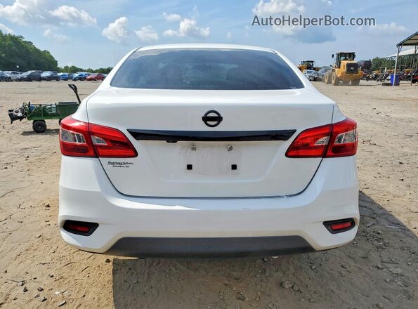 3N1AB7AP5KY242121 2019 NISSAN SENTRA White Widok z tyłu