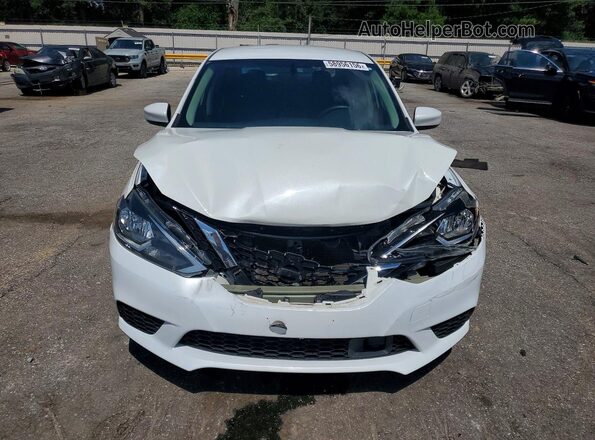 3N1AB7AP5KY242989 2019 NISSAN SENTRA Белый Вид спереди