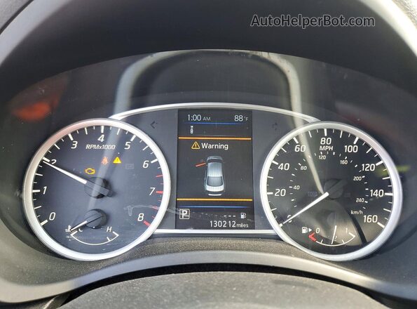3N1AB7AP5KY244211 2019 NISSAN SENTRA Silver Widok zestawu wskaźników