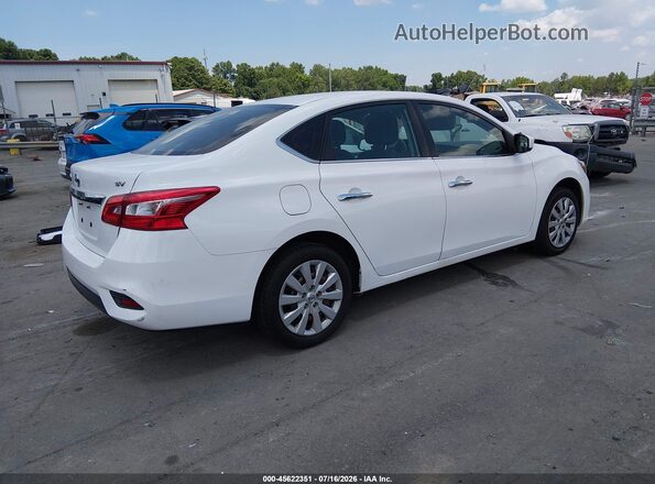 3N1AB7AP5KY251272 2019 NISSAN SENTRA White Հետևի աջ
