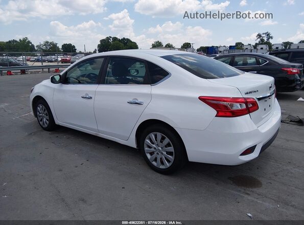 3N1AB7AP5KY251272 2019 NISSAN SENTRA White Հետևի ձախ
