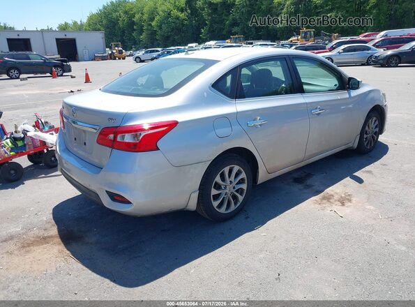 3N1AB7AP5KY252101 2019 NISSAN SENTRA Silver Հետևի աջ