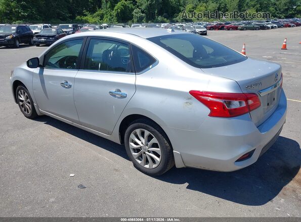 3N1AB7AP5KY252101 2019 NISSAN SENTRA Silver Հետևի ձախ