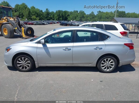 3N1AB7AP5KY252101 2019 NISSAN SENTRA Silver Սալոնի 360 աստիճան տեսք
