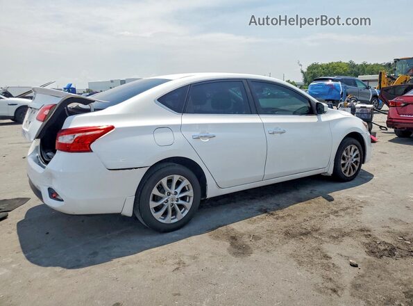 3N1AB7AP5KY263616 2019 NISSAN SENTRA White Tył prawy
